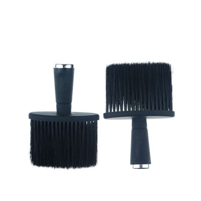 High quality Barber Salon Soft black Nylon Bristles Hairdressing Salon Hair facial cleansing Neck makeup brushes